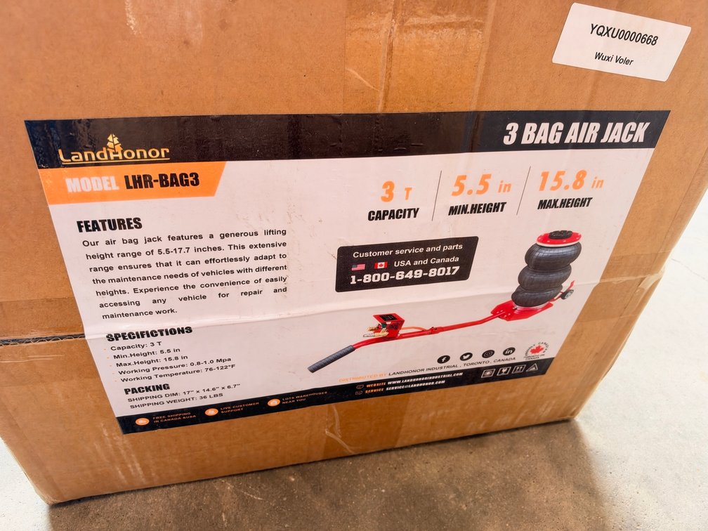 LandHonor LHR-BAG3 3-Bag Air Jack