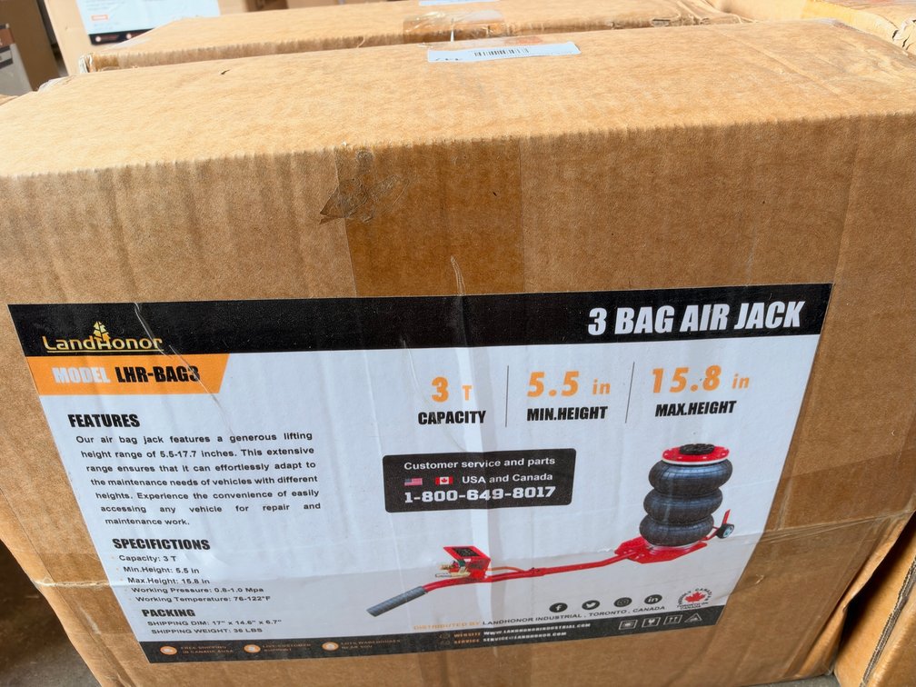 LandHonor LHR-BAG3 3-Bag Air Jack