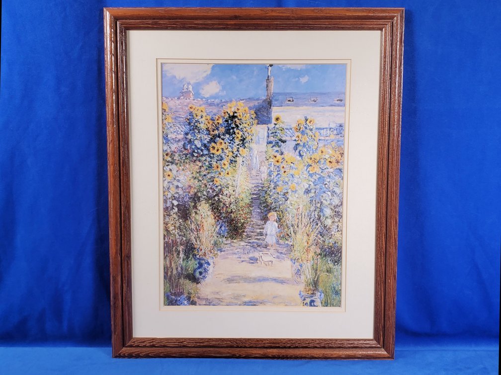 Monet-Garden at Vethevil Print (LPO)