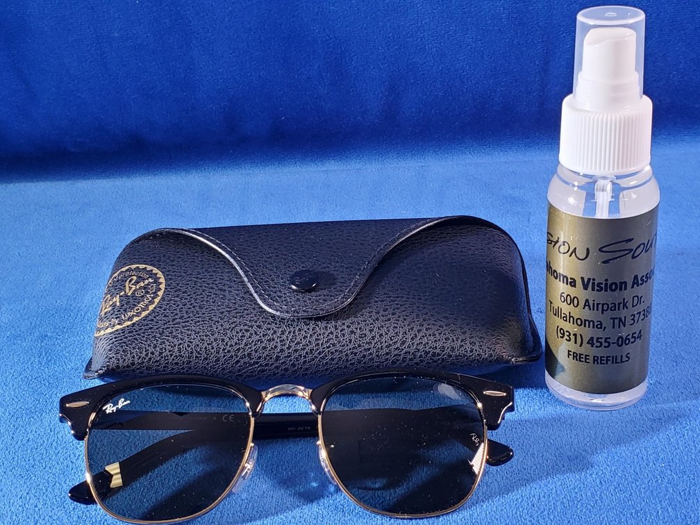 Ray Ban Sunglasses w/Case, Cleaning Cloth & More
