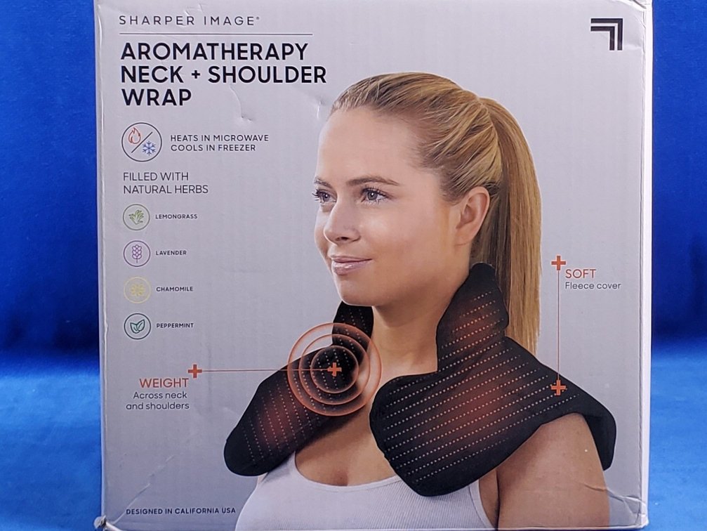Sharper Image Aromatherapy Neck & Shoulder Wrap (New)