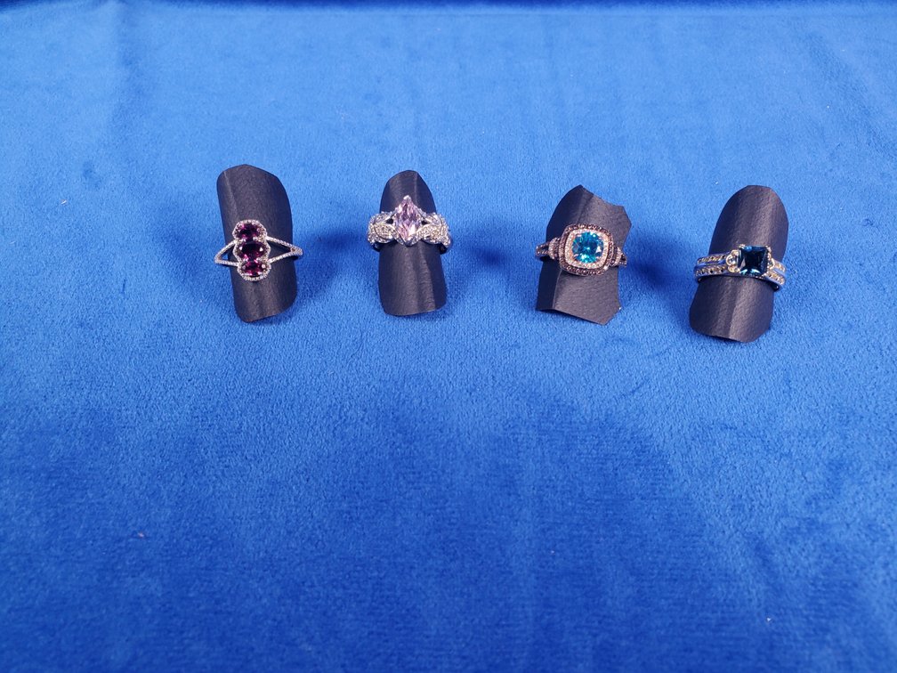 (4) Fashion Rings in Size 11 (Non-sizeable)