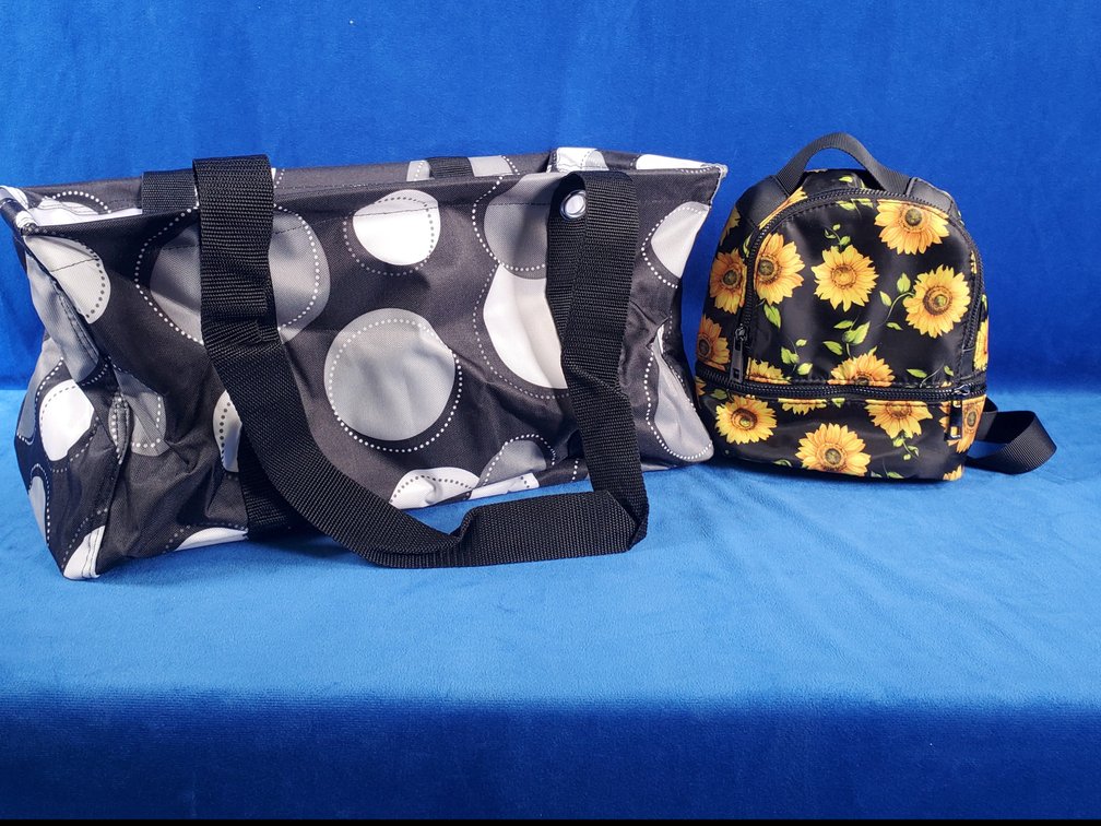 Medium Utility Tote by Thirty-One & Small Sunflower Back Pack