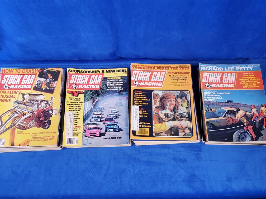(58) Issues of Stock Car Racing Magazine Years 1975-1983
