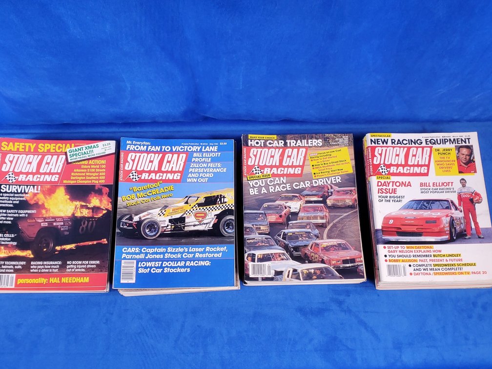 (52) Issues of Stock Car Racing Magazine Years 1984-1990