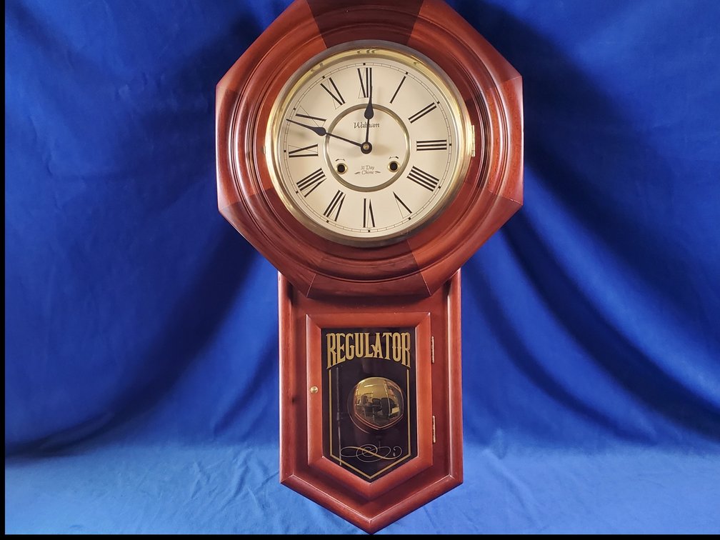 Waltham Regulator 31 Day Chime Wall Clock (LPO)