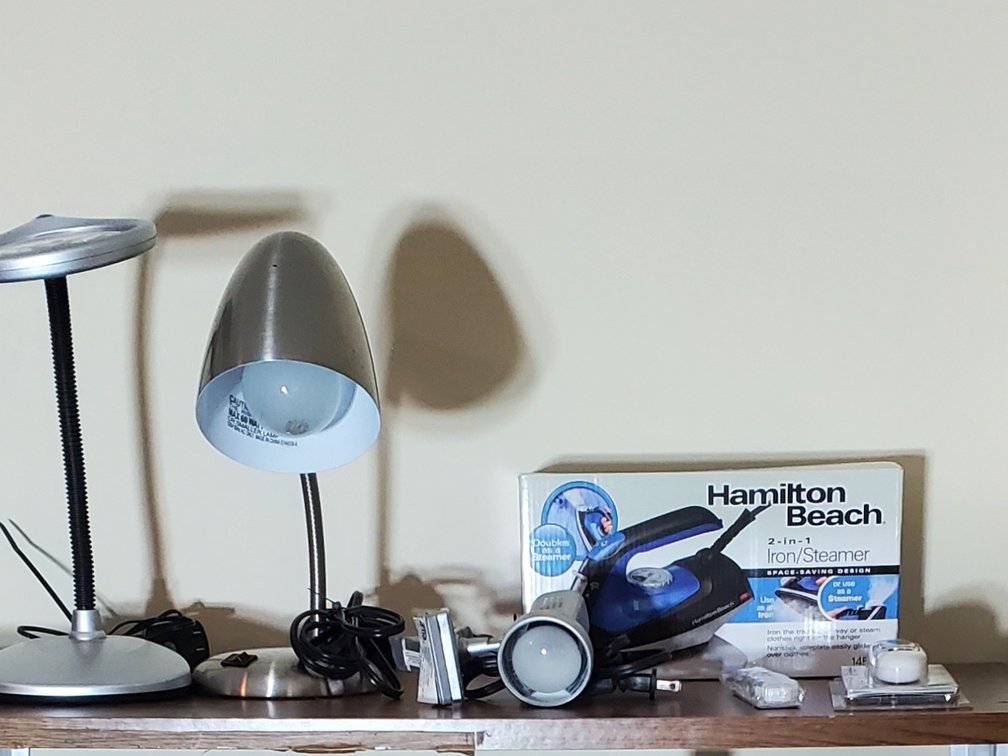 Hamilton Beach Iron/Steamer, Desk Lamp and More (LPO)