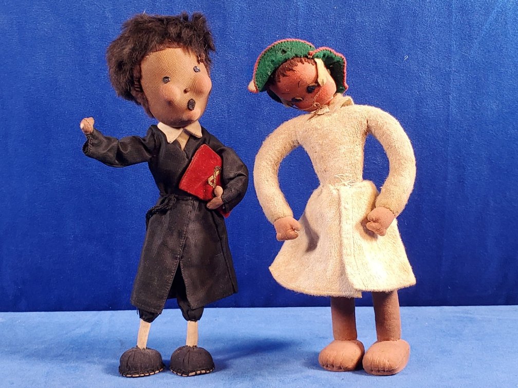 Vintage Folk Art Dolls