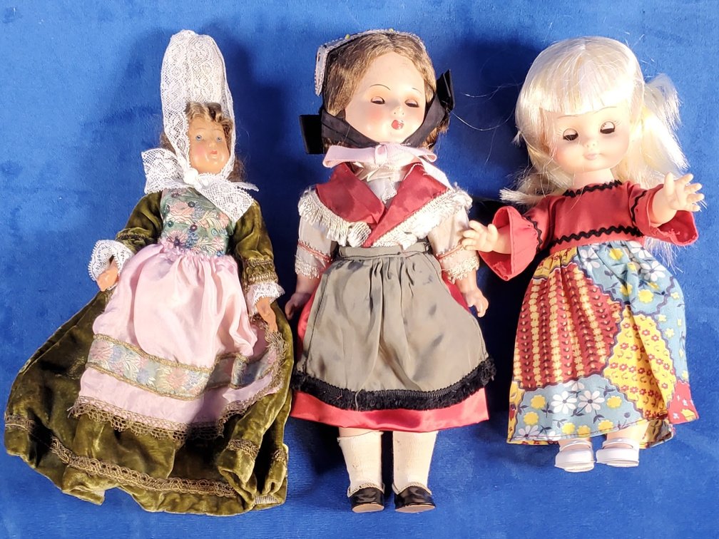 (3) Vintage Dolls
