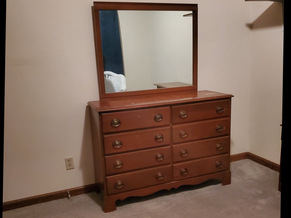Vintage Wood Dresser w/Mirror and more (LPO)