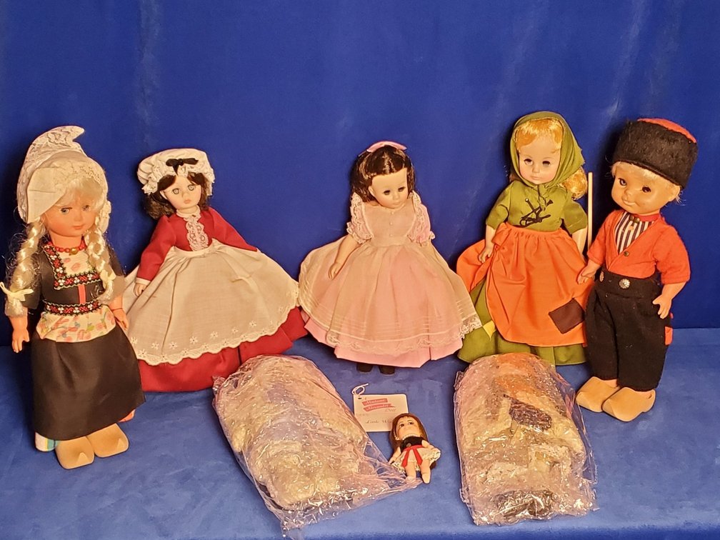 (3) Madame Alexander Dolls, (2) Dutch Dolls & More