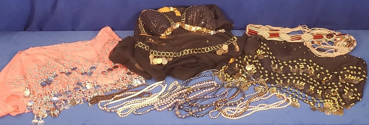 Belly Dance Hip Scarves, Beaded Necklaces & More