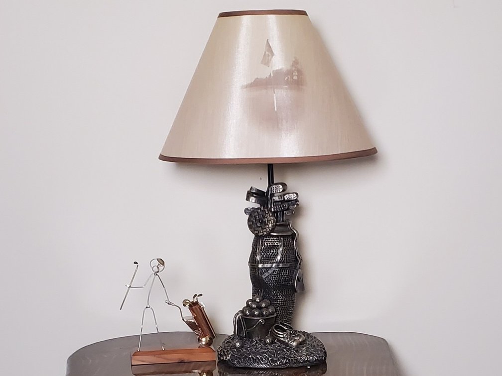 Golf Motif Lamp & More. (LPO)