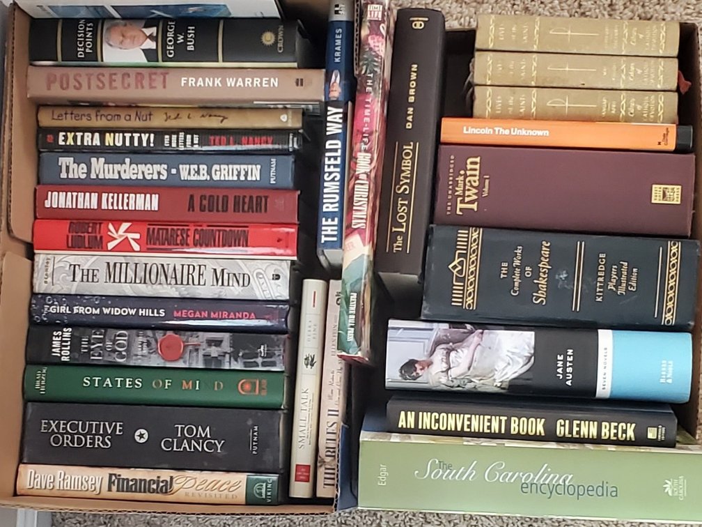 (2) Boxes Hardback Books (LPO)