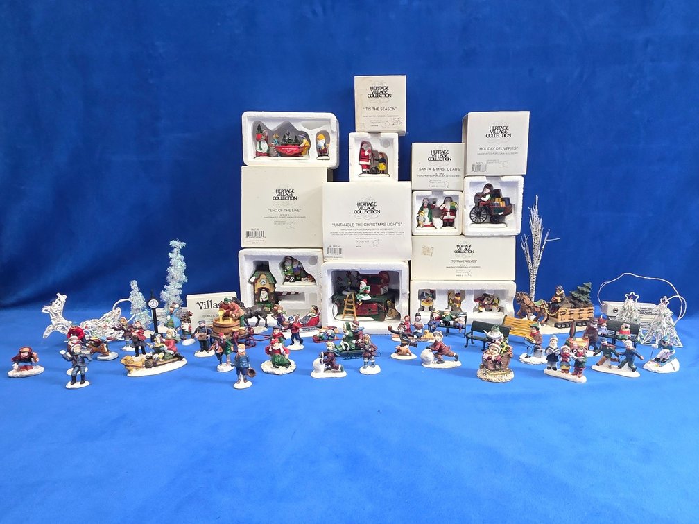 Department 56 "End of the Line", "Untangle the Christmas Lights", "Tis the Season" & "Toymaker Elves" and more