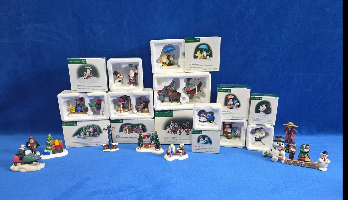 Department 56 (17) Assorted Figurines 