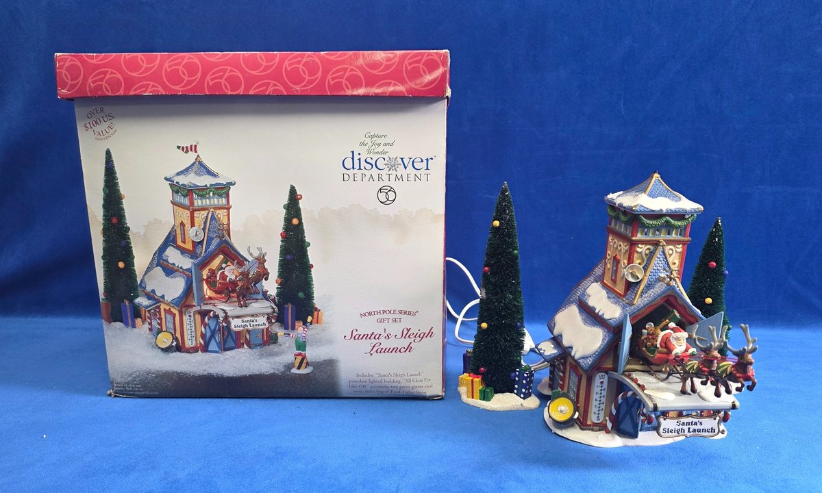 Department 56 "Santa's Sleigh Launch" 