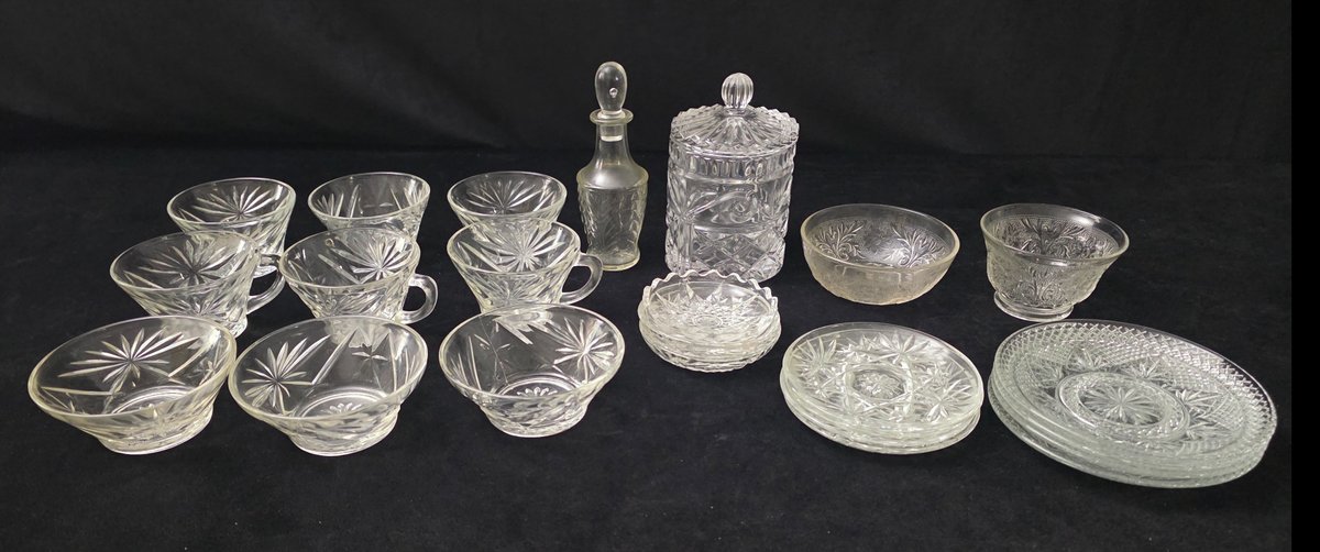 Crystal Biscuit Jar, Oil Cruet, Assorted Berry Bowls & More (LPO)