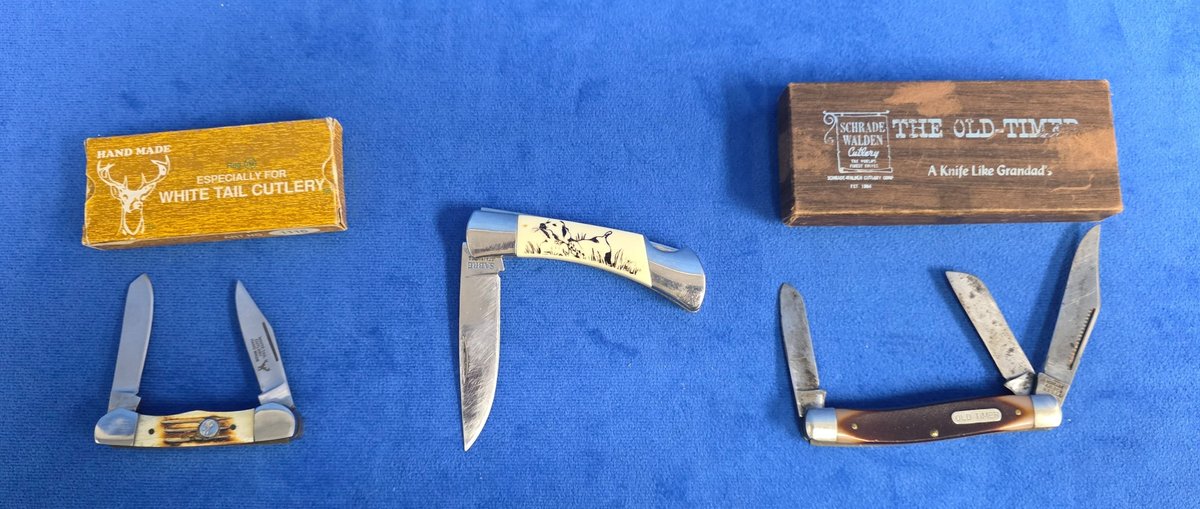 White Tail Cutlery, Schrade "The Old Timer" & Sabre Knives