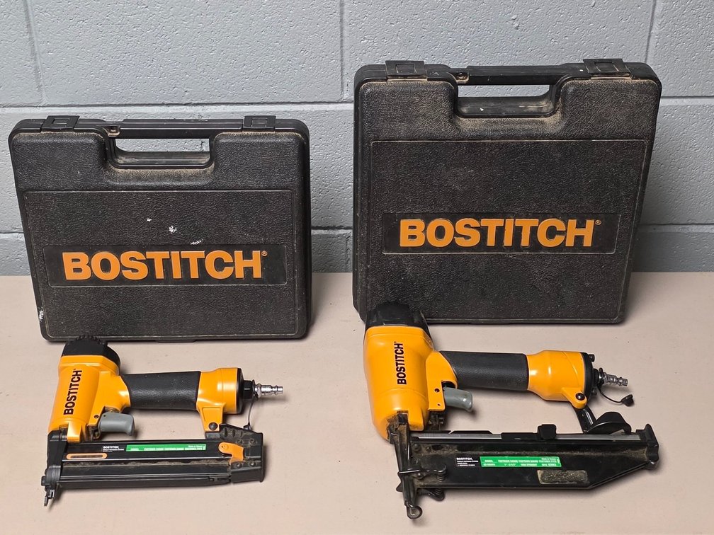 (2) Bostitch Nail Guns w/ Cases