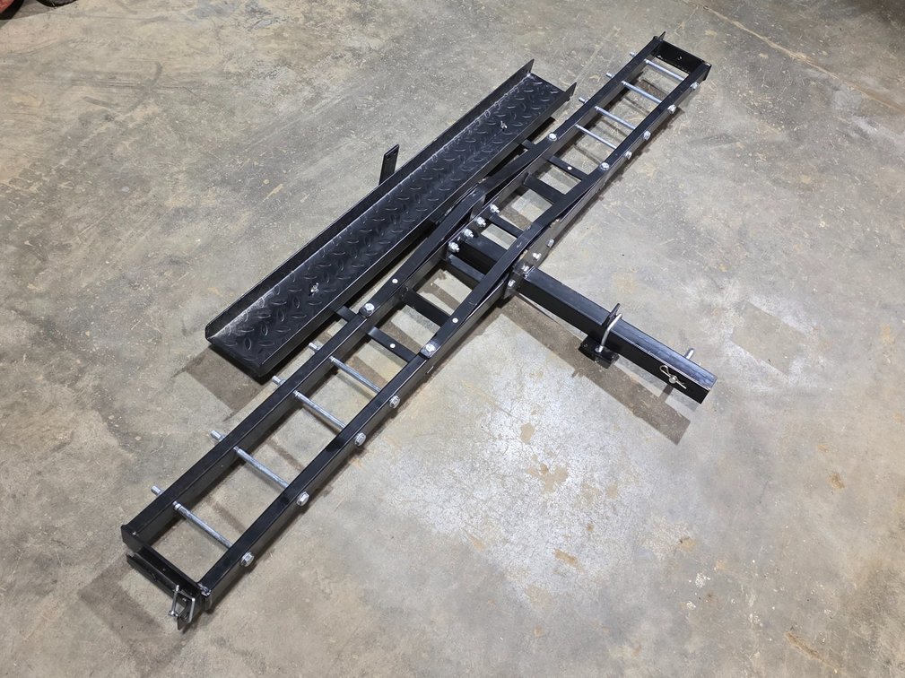 Motorcycle Hitch Carrier With Loading Ramp (LPO)