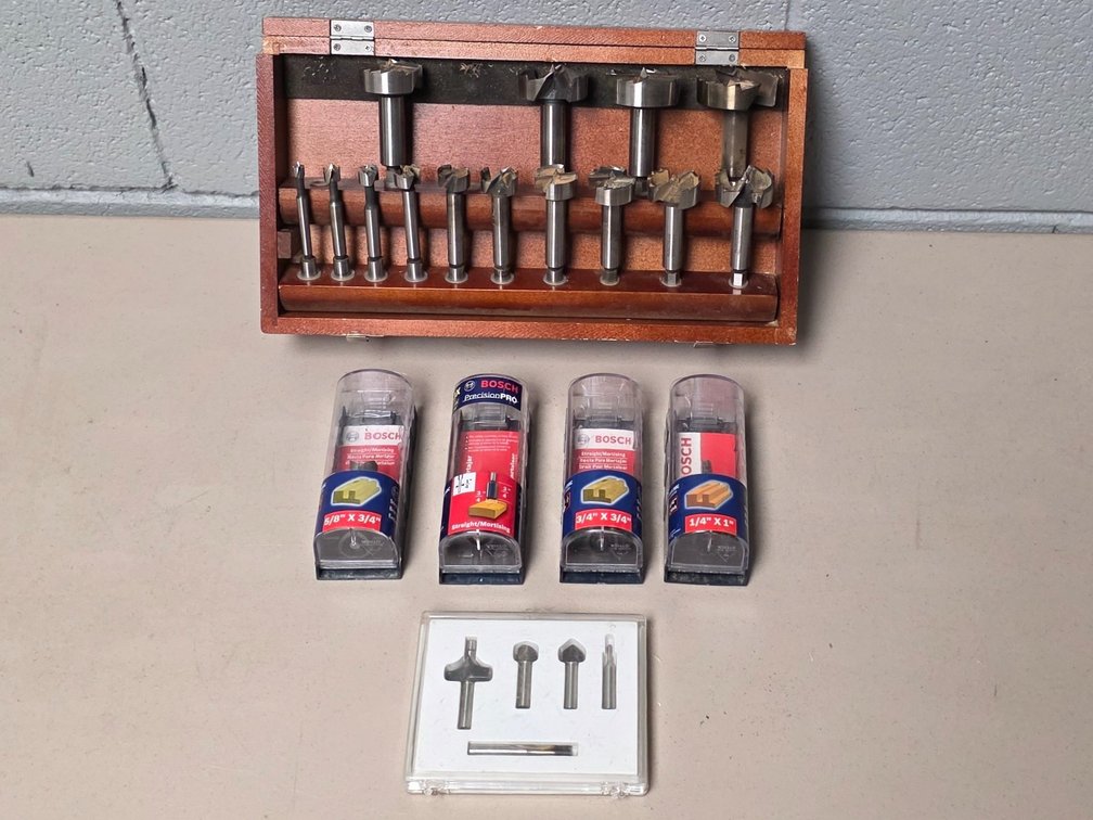 Bosch Router Bits, Forstner Bits & More