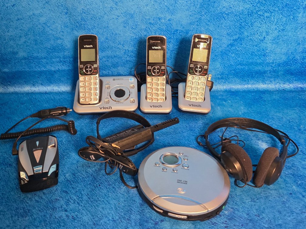 Vtech 3-Piece Phone Set, Cobra Radar Detector & More