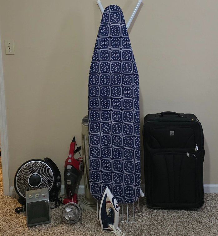 Ironing Board, Iron, Fans & More (LPO)