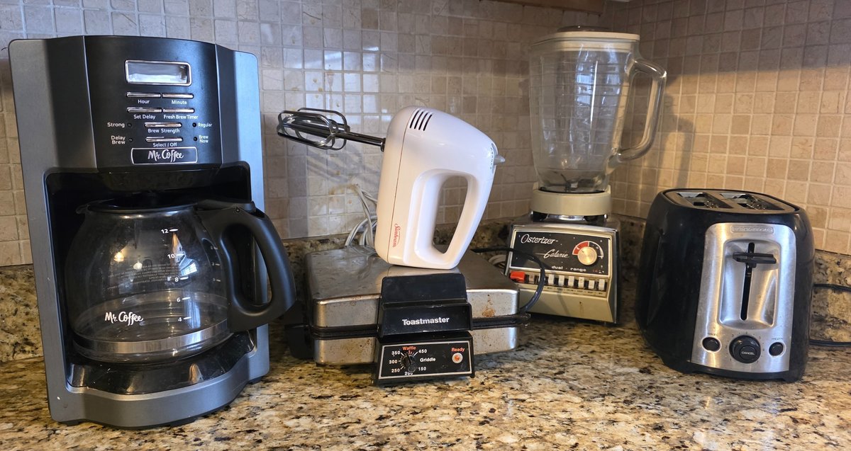 Mr. Coffee Coffee Maker, Toastmaster Waffle Iron, Osterizer Blender & More (LPO)