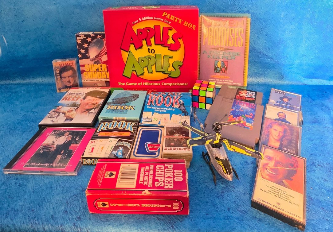 Apples to Apples, Rook, Nintendo Games & More