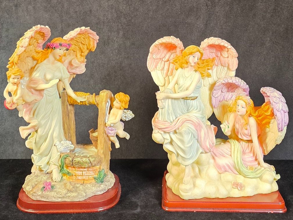 (2) Angel Figurines