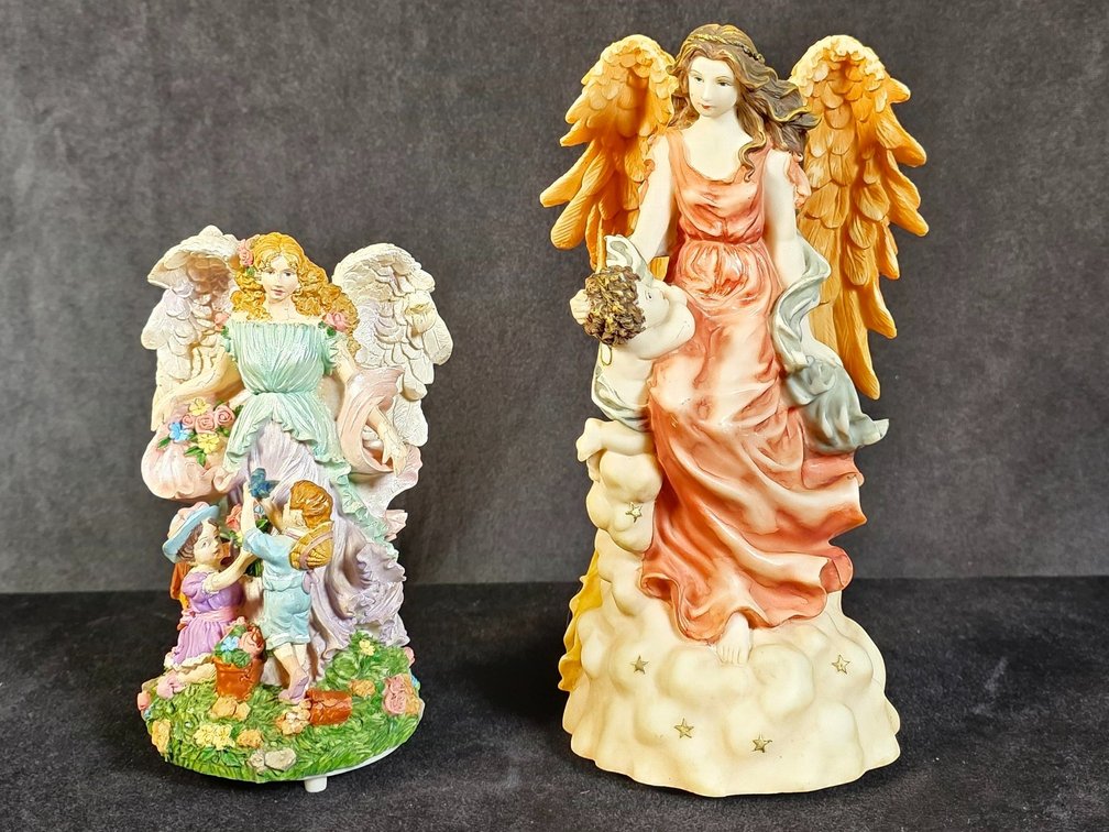 (2) Angel Figurines