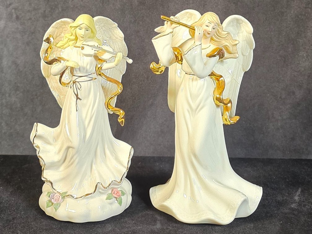 (2) Angel Figurines