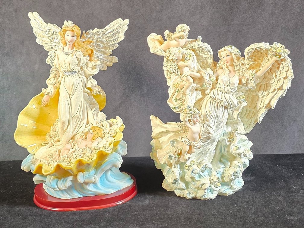 (2) Angel Figurines