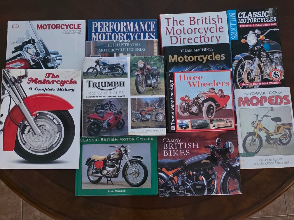 (10) Motorcycle Related Books
