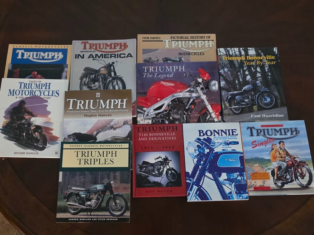(11) Triumph Motorcycle Books