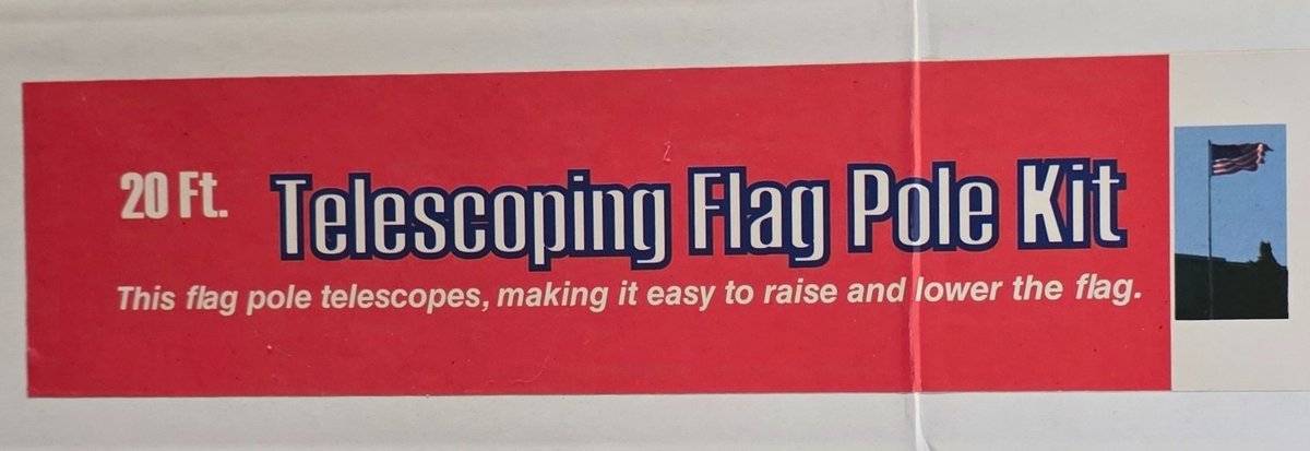 20' Telescoping Flag Pole Kit