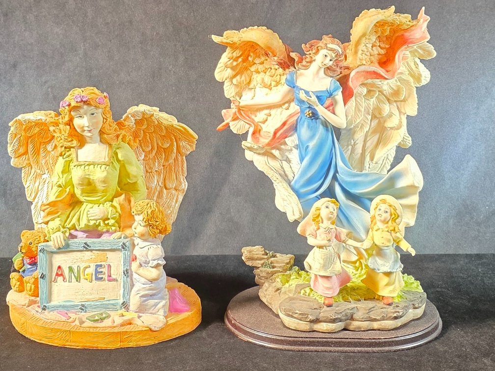(2) Angel Figurines