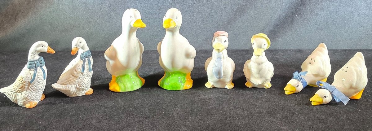 (4) Sets of Duck Motif Salt & Pepper Shakers