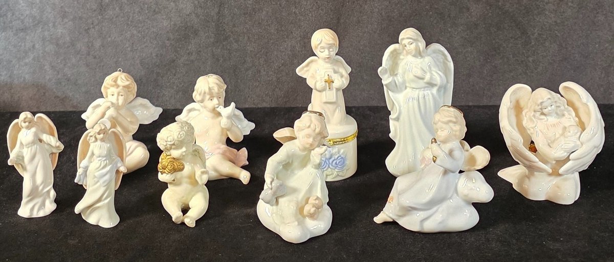(10) Assorted Angel Figurines
