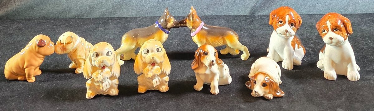 (4) Sets of Dog Motif Salt & Pepper Shakers