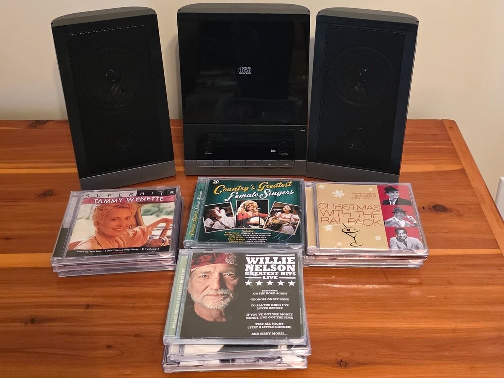 CD Player & Assorted CD's