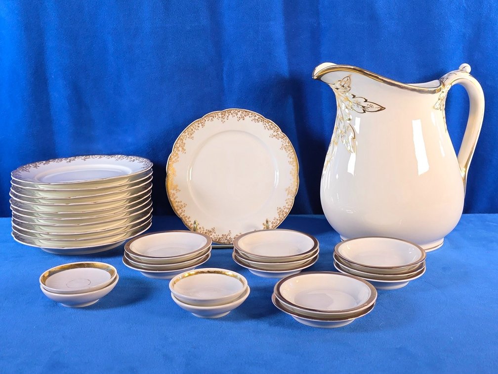 Vintage H & Co. Wedding Pitcher, Dessert Plates & More