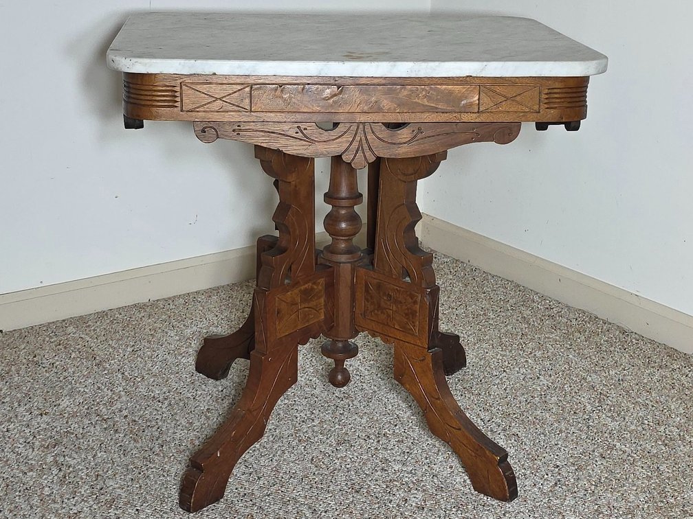 Vintage Marble Top Table (LPO)