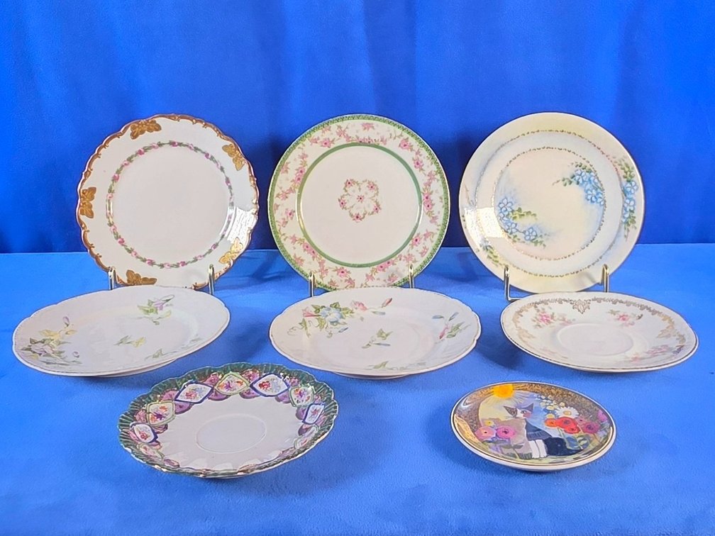 (8) Assorted China Saucers