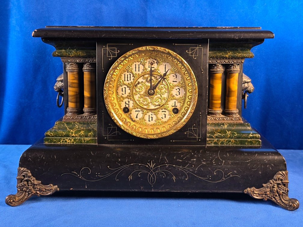 Antique Seth Thomas Adamantine Mantle Clock (LPO)