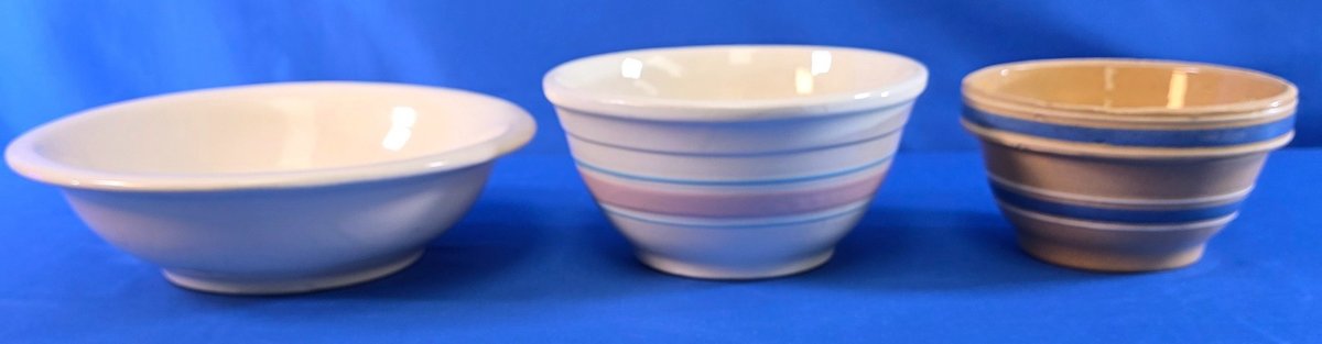 McCoy and Batchelder Ceramic Mixing Bowls