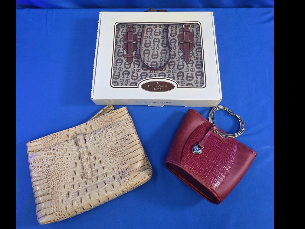Etienne Aigner Gift Tote & (2) Handbags