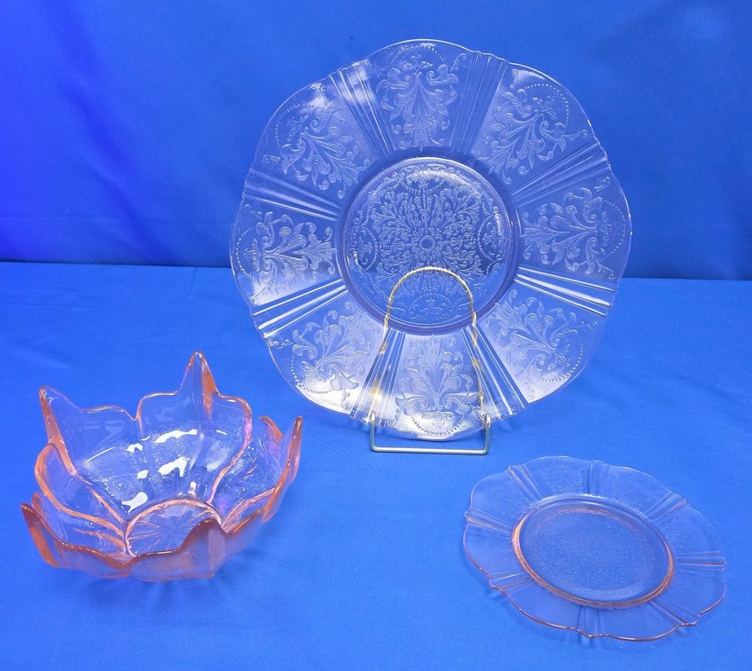 Vintage Pink Translucent Glassware