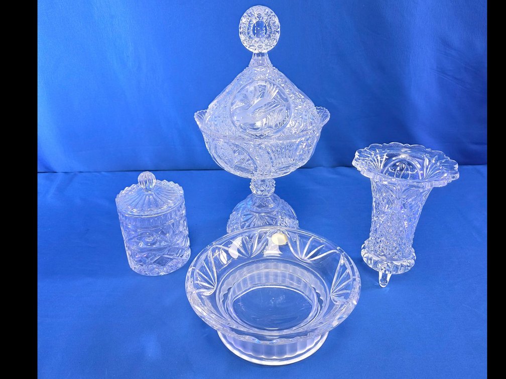(4) Gorham Fine Crystal and Assorted Glassware